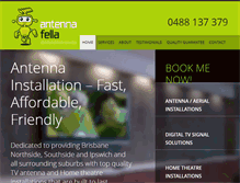 Tablet Screenshot of antennafella.com.au